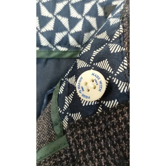 Scotch & Soda Amsterdam Brown Houndstooth Pants Size 33/32 Women's Dress Slacks - Picture 10 of 14